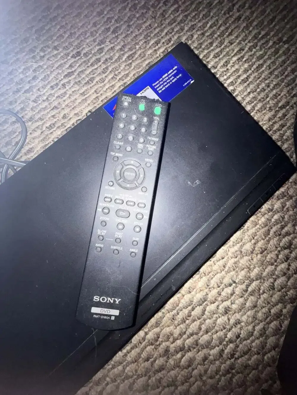 Sony DVP-NS700H HDMI 1080p Upscaling DVD Player with RMT-D185A Remote